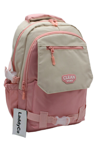 LaddyCo Multi-Compartment Modern School Backpack Unisex School Bag 26011