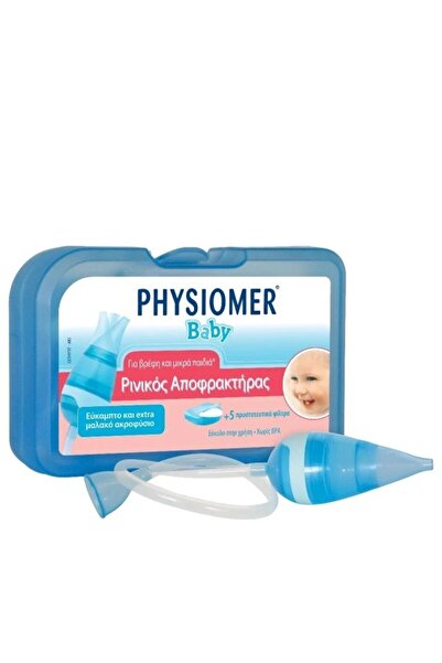 Physiomer Baby Nasal Aspirator Kit Συσκευή Ρινικής Απόφραξης + 5 Προστατευτικ...