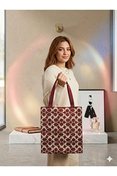 burjalmodah Practical Canvas Bag with Stylish Pattern – Suitable for Everyday...