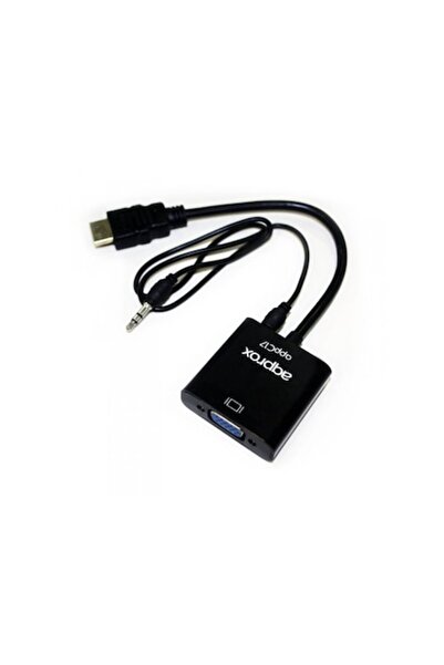 APPROX Adaptor HDMI la VGA + AUDIO, Approx, APPC17, Negru