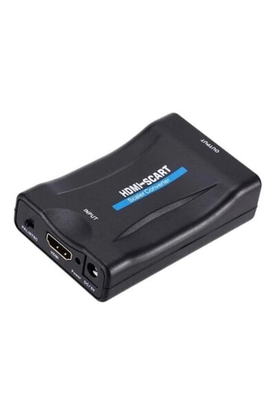 OEM Adaptor HDMI la Scart 1080p, compatibil cu PS3/PS4, VCR, Blu-ray, DVD, Sk...