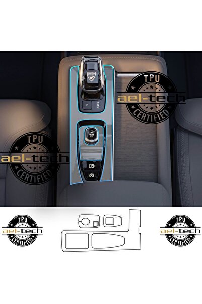 Oroel Volvo Xc90 Compatible Gear Shift Surround Piano Black Tpu Protector 202...