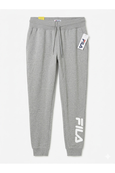FILA Women’s Heritage Joggers – Classic Heather Grey Sweatpants XL