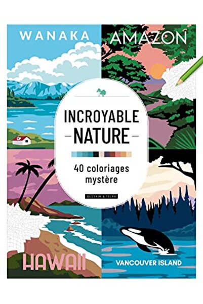 Harper Collins Incroyable Nature 40 Coloriages Mystère