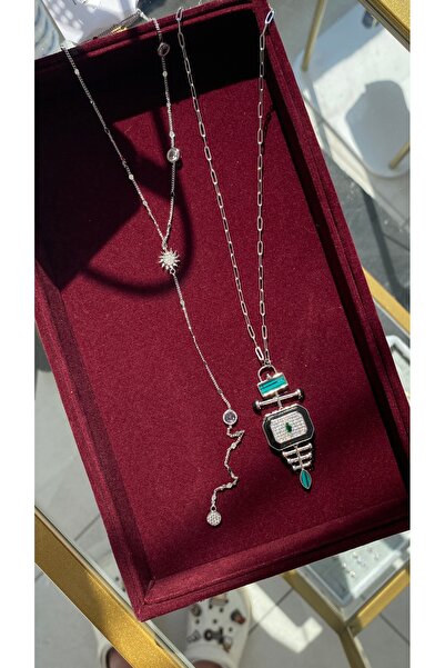 GAMZE Steel NECKLACE SET