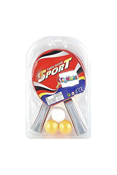 ToyMarkt Ξύλινο σετ πινγκ πονγκ 29x20εκ. 912969