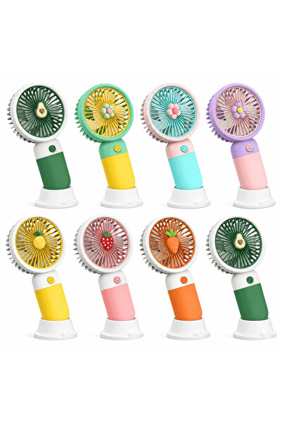 MC Micostore Mini Ventilator Portabil cu Suport, Reincarcabil USB, Silentios,...