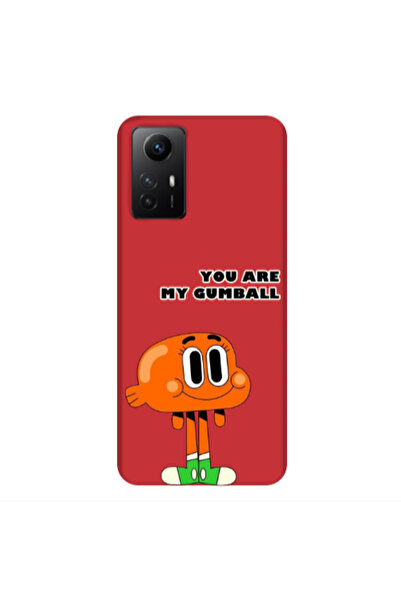 Other Xiaomi Redmi Note 12s You are my gumball Red Colored Silicone TPU Θήκη