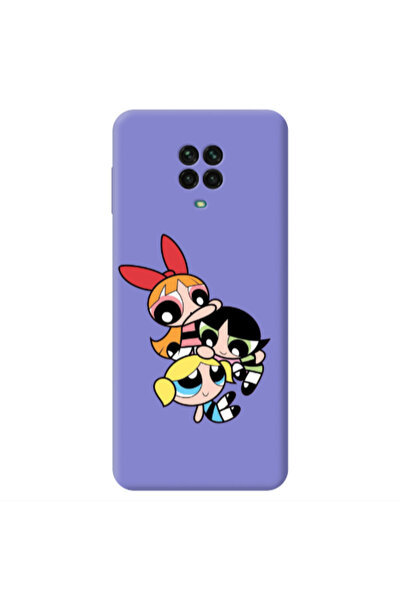 Other Xiaomi Redmi Note 9 Pro Powerpuff Purple Colored Silicone TPU Θήκη