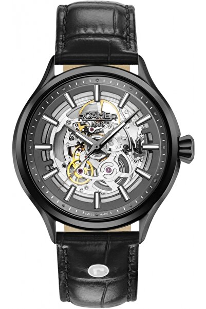 Roamer Ceas bărbătesc 101663 40 55 05N, negru clasic schelet