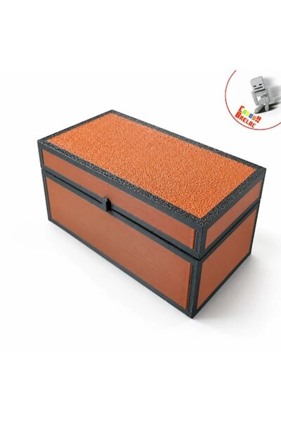 OEM Minecraft storage chest, authentic design, durable plastic, 20x10x10cm