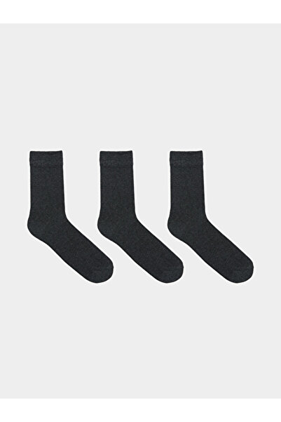 LC Waikiki Rmz Gi̇yi̇m Farkiyla Men's Socks 3-Piece Set