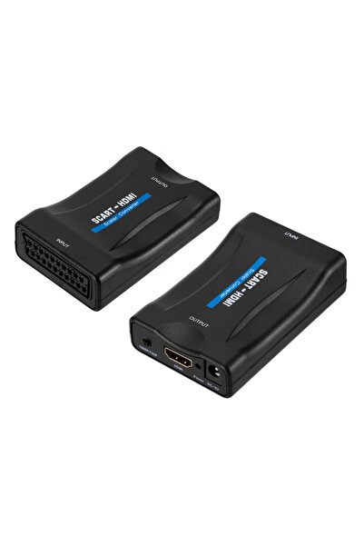 unbranded Αντάπτορας SCART σε HDMI CAB-H152, 10.2Gbps, NTSC & PAL, μαύρος