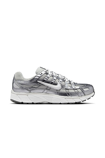 Nike P-6000 Retro Koşu Stili Günlük Spor Ayakkabı Gri / Metalik Gümüş / Beyaz