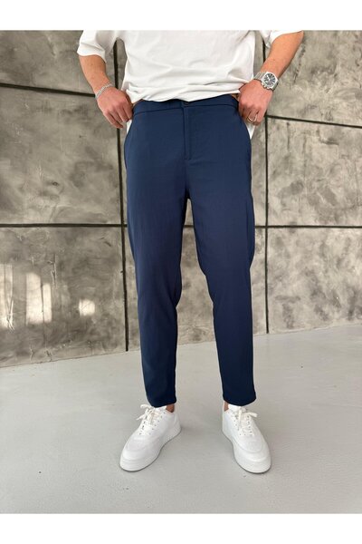 Thebomb Gabardine Lycra Fabric Ankle Length Jogger Pants Pnt5032