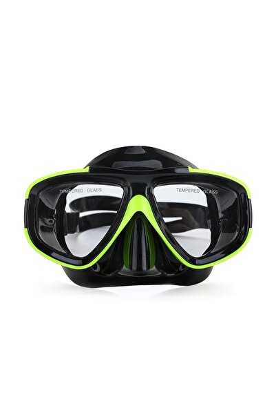 OEM Mască de Înot și Snorkeling, 12+ ani, Verde, Vizibilitate Clară și Fixare...