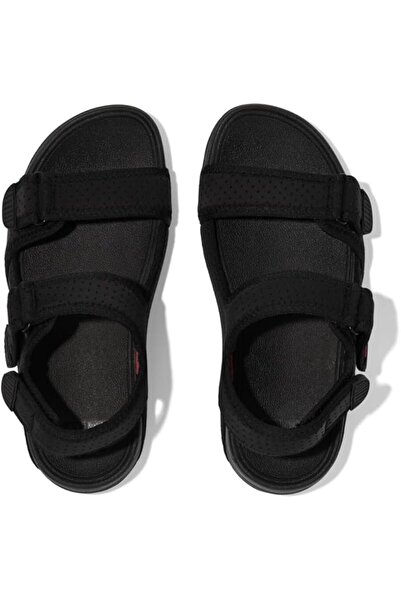 Fitflop Men's Gogh Moc Sandal, Flat Design, Water-Resistant, Back Strap