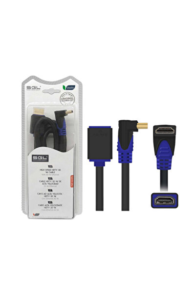 sgl Καλώδιο HDMI γωνιακό - Male/Female - 1592FC - 3m - 095257