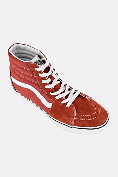 Vans Men Sk8 Hi Lace Up Outdoor Sneakers Shoes, Rust Brown
