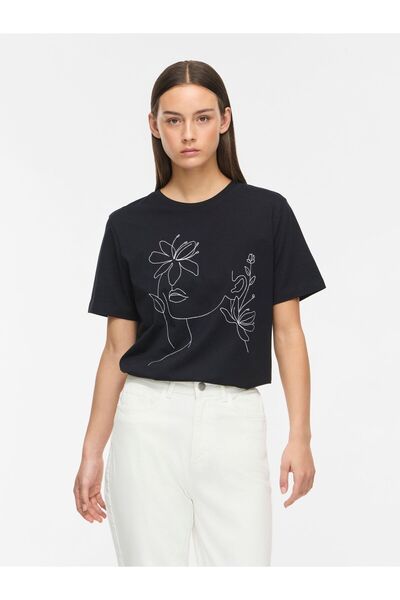 VILA T-Shirt VISYBIL με στρογγυλή λαιμόκοψη