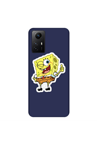 Other Xiaomi Redmi Note 12s spongebob2 Dark blue Colored Silicone TPU Θήκη