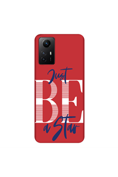 Other Xiaomi Redmi Note 12s Just Be a Star Red Colored Silicone TPU Θήκη