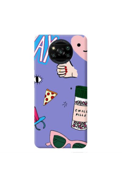 Other Xiaomi Poco X3 /X3 Pro Chill Purple Colored Silicone TPU Θήκη