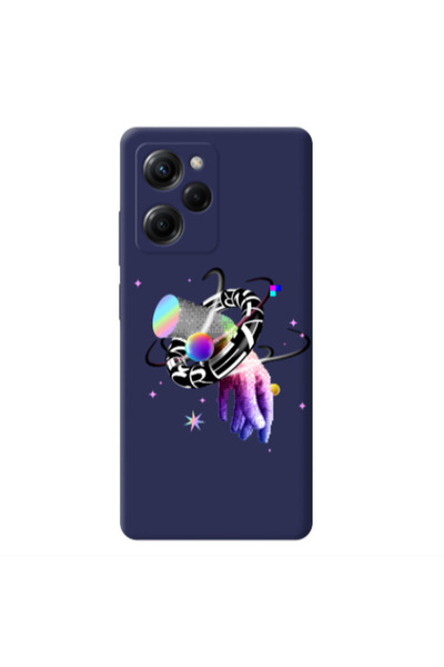 Other Xiaomi Poco X5 Pro Y2k Dark blue Colored Silicone TPU Θήκη