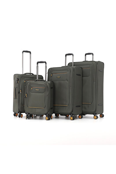 Travelite 4-Piece Softside Spinner Luggage Set - Durable Lightweight Travel S...