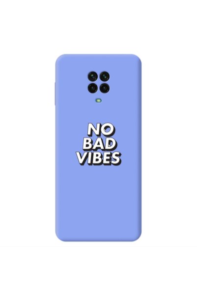 Other Xiaomi Redmi Note 9 Pro No bad vibes Light Purple Colored Silicone TPU ...