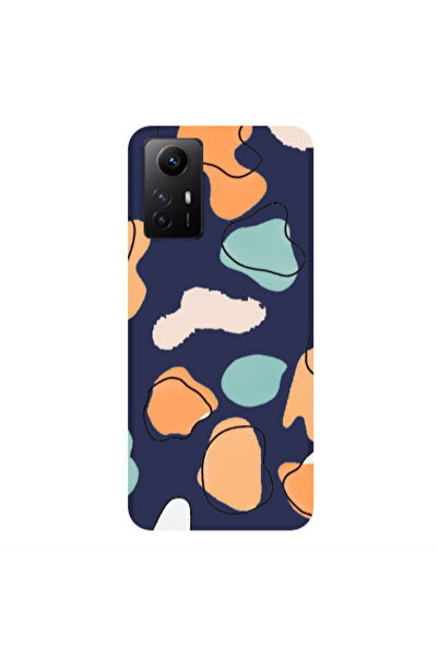 Other Xiaomi Redmi Note 12s Colorful spots Dark blue Colored Silicone TPU Θήκη