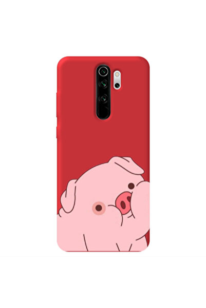 Other Xiaomi Redmi Note 8 Pro Piggy 1 Red Colored Silicone TPU Θήκη