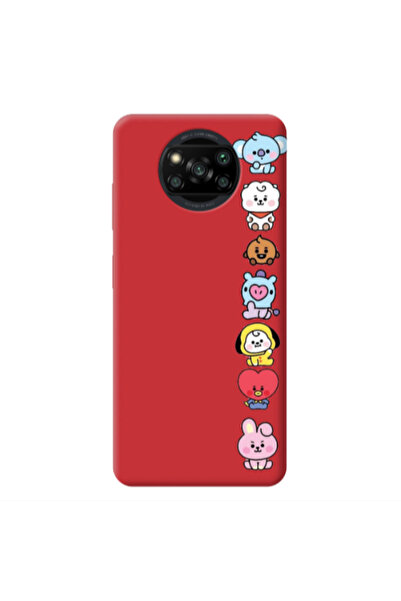 Other Xiaomi Poco X3 /X3 Pro Lovely animals Red Colored Silicone TPU Θήκη
