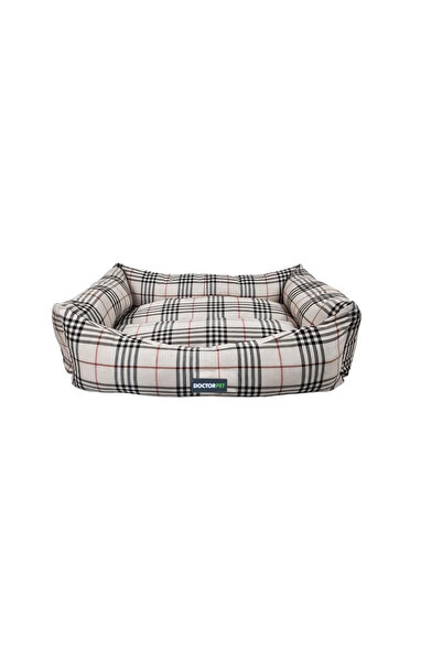 Doctor Pet Danish Series Rectangle Pet Bed Large - 95x75x22cm - Soft Washable...