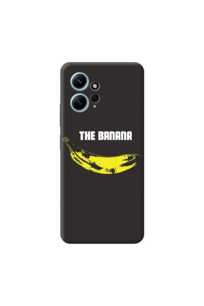 Other Xiaomi Redmi Note 12 4G The banana Black Colored Silicone TPU Θήκη