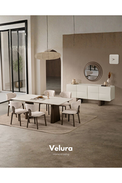 Velura Home & Living Vena Yemek Odası Takımı & Yaşam Odası (Tv Ünitesi Hariç)