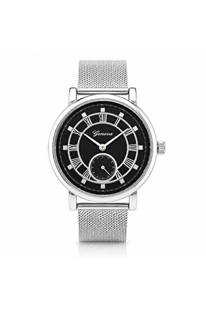 Watch Ceas de mana, barbatesc, bratara milaneza, Casual, Geneva, Argintiu, CB88