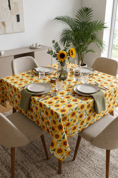 Bella Home 150X180 cm Honeycomb Tablecloth – Stylish, Durable, and Decorative...