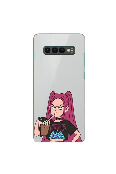 OEM Husa compatibila cu Samsung Galaxy S10 Silicon Tpu Model KPop Demon Hunte...