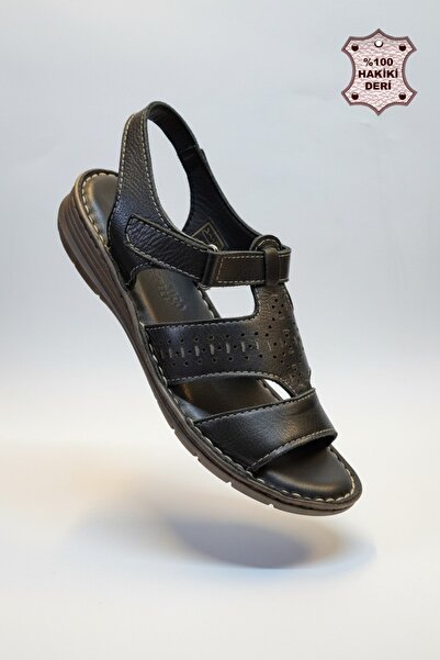 PAPATAY 1687 Orthopedic Sole Genuine Leather Women's Sandals - Velcro Women's...