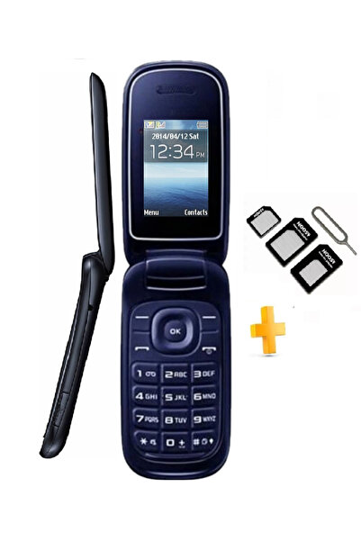 DTS BASİT PRATİK KAPAKLI TUŞLU TELEFON LACİVERT