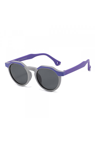Techsuit Ochelari De Soare Copii 601, Polarizati, Protectie UV, Mov Gri