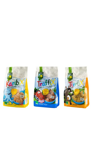 Bohlsener Muhle Pachet Trio Gustare Bio Bohlsener Mühle – Biscuiți Tierlix, K...