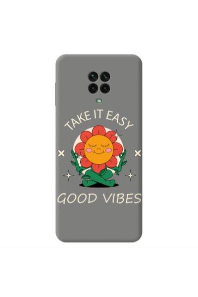 Other Xiaomi Redmi Note 9 Pro Take It Easy Grey Colored Silicone TPU Θήκη