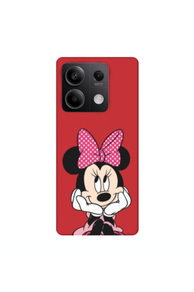 Other Xiaomi Redmi Note 13Pro 5G Minnie 2 Red Colored Silicone TPU Θήκη