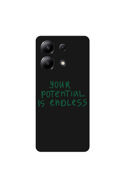 Other Xiaomi Redmi Note 13 4G Your potential is endless Black Colored Silicon...