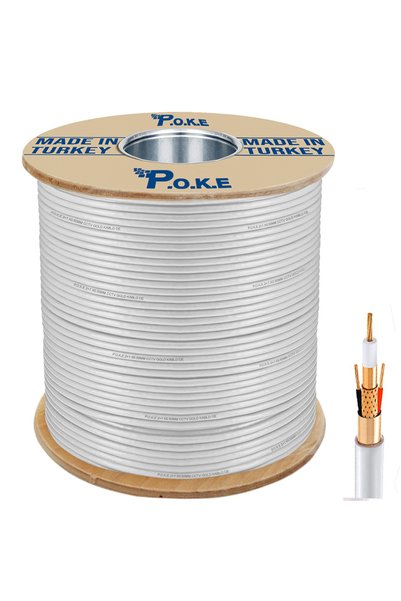 Poke 2+1 CCTV 0.50 Kamera Kablosu Gold 300mt PK-1016