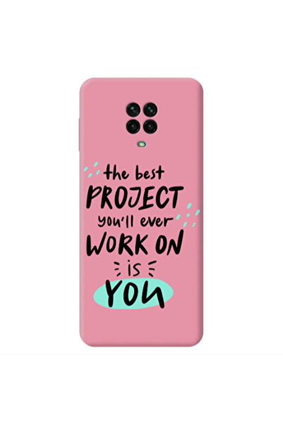 Other Xiaomi Redmi Note 9 Pro The Best Project Pink Colored Silicone TPU Θήκη