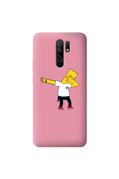 Other Xiaomi Redmi 9 Simpsons2 Pink Colored Silicone TPU Θήκη