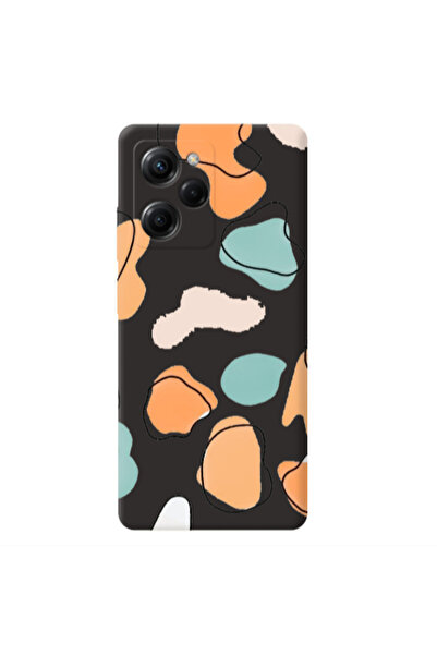 Other Xiaomi Poco X5 Pro Colorful spots Black Colored Silicone TPU Θήκη